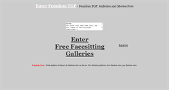 Desktop Screenshot of facesitting.biz